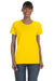 Gildan 5000L/G500L Womens Short Sleeve Crewneck T-Shirt Daisy Yellow Model Front