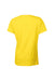 Gildan 5000L/G500L Womens Short Sleeve Crewneck T-Shirt Daisy Yellow Flat Back