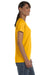 Gildan 5000L/G500L Womens Short Sleeve Crewneck T-Shirt Gold Model Side