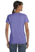 Gildan 5000L/G500L Womens Short Sleeve Crewneck T-Shirt Violet Purple Model Back