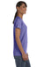 Gildan 5000L/G500L Womens Short Sleeve Crewneck T-Shirt Violet Purple Model Side