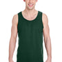 Gildan Mens Tank Top - Forest Green