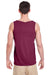 Gildan G5200/G520/5200 Mens Tank Top Maroon Model Back