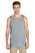 Gildan G5200/G520/5200 Mens Tank Top Sport Grey Model Front