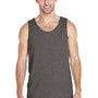 Gildan Mens Tank Top - Heather Graphite Grey - Closeout