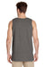 Gildan G5200/G520/5200 Mens Tank Top Heather Graphite Grey Model Back