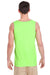 Gildan G5200/G520/5200 Mens Tank Top Neon Green Model Back