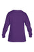 Gildan 5400B/G540B Youth Long Sleeve Crewneck T-Shirt Purple Flat Back