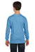 Gildan 5400B/G540B Youth Long Sleeve Crewneck T-Shirt Carolina Blue Model Back