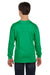 Gildan 5400B/G540B Youth Long Sleeve Crewneck T-Shirt Irish Green Model Back