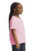 Gildan 64000B Youth Softstyle Short Sleeve Crewneck T-Shirt Light Pink Model Side