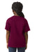 Gildan 64000B Youth Softstyle Short Sleeve Crewneck T-Shirt Maroon Model Back