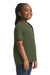 Gildan 64000B Youth Softstyle Short Sleeve Crewneck T-Shirt Military Green Model Side