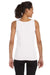 Gildan G642L Womens Softstyle Tank Top White Model Back