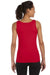 Gildan G642L Womens Softstyle Tank Top Cherry Red Model Back