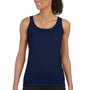 Gildan Womens Softstyle Tank Top - Navy Blue - Closeout