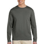 Gildan Mens Softstyle Long Sleeve Crewneck T-Shirt - Military Green