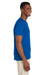 Gildan 64V00/G64V Mens Softstyle Short Sleeve V-Neck T-Shirt Royal Blue Model Side