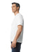 Gildan G650 Mens Softstyle Short Sleeve Crewneck T-Shirt White Model Side