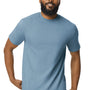 Gildan Mens Softstyle Short Sleeve Crewneck T-Shirt - Stone Blue