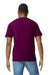 Gildan G650 Mens Softstyle Short Sleeve Crewneck T-Shirt Maroon Model Back