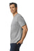 Gildan G650 Mens Softstyle Short Sleeve Crewneck T-Shirt Sport Grey Model Side