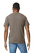 Gildan G650 Mens Softstyle Short Sleeve Crewneck T-Shirt Savana Brown Model Back