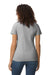 Gildan G650L Womens Softstyle Short Sleeve Crewneck T-Shirt Sport Grey Model Back