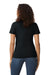 Gildan G650L Womens Softstyle Short Sleeve Crewneck T-Shirt Pitch Black Model Back