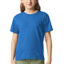 Gildan Youth Softstyle CVC Short Sleeve Crewneck T-Shirt - Royal Blue Mist - NEW