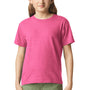 Gildan Youth Softstyle CVC Short Sleeve Crewneck T-Shirt - Pink Lemonade Mist - NEW