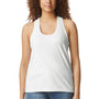 Gildan Womens Softstyle CVC Racerback Tank Top - White