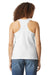 Gildan 67200L Womens Softstyle CVC Racerback Tank Top White Model Back