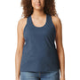 Gildan Womens Softstyle CVC Racerback Tank Top - Navy Blue Mist