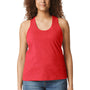 Gildan Womens Softstyle CVC Racerback Tank Top - Red Mist