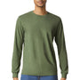 Gildan Mens Softstyle CVC Long Sleeve Crewneck T-Shirt - Cactus Green