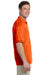 Gildan 8800/G880 Mens DryBlend Moisture Wicking Short Sleeve Polo Shirt Orange Model Side