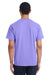 ComfortWash By Hanes GDH150 Mens Short Sleeve Crewneck T-Shirt w/ Pocket Lavender Purple Model Back