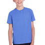 ComfortWash By Hanes Youth Short Sleeve Crewneck T-Shirt - Deep Forte Blue