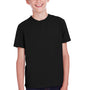 ComfortWash By Hanes Youth Short Sleeve Crewneck T-Shirt - Black