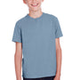 ComfortWash By Hanes Youth Short Sleeve Crewneck T-Shirt - Saltwater Blue