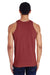 ComfortWash By Hanes GDH300 Mens Tank Top Cayenne Red Model Back