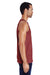 ComfortWash By Hanes GDH300 Mens Tank Top Cayenne Red Model Side