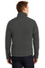 Port Authority J317/TLJ317 Mens Core Wind & Water Resistant Full Zip Jacket Heather Charcoal Black Model Back