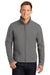 Port Authority J317/TLJ317 Mens Core Wind & Water Resistant Full Zip Jacket Deep Smoke Grey Model Front