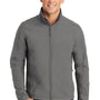 Port Authority Mens Core Wind & Water Resistant Full Zip Jacket - Deep Smoke Grey