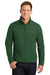 Port Authority J317/TLJ317 Mens Core Wind & Water Resistant Full Zip Jacket Forest Green Model Front