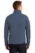 Port Authority J317/TLJ317 Mens Core Wind & Water Resistant Full Zip Jacket Heather Navy Blue Model Back