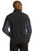 Port Authority J318/TLJ318 Mens Core Wind & Water Resistant Full Zip Jacket Black/Battleship Grey Model Back