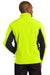 Port Authority J318/TLJ318 Mens Core Wind & Water Resistant Full Zip Jacket Safety Yellow/Black Model Back